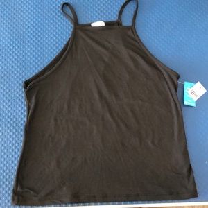 Black tank top